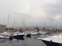 On ne voit même plus l'Etna!