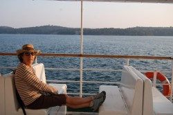 Au retour sur le ferry qui nous ramène à Luka Prvic
