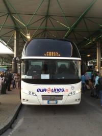 Le Lyon - Rome nous a pris à Grenoble à 1h du matin, changement à Milan pour attraper le Paris - Venise.